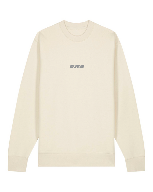 1SHIRTZ Sweatshirt ONE Logo small reflex reflective print oneshirtz.com