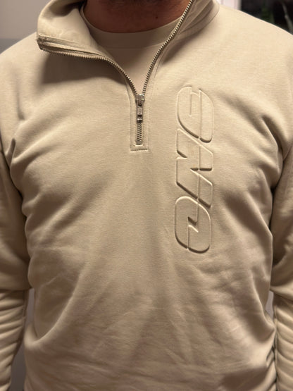 Zip Sweatshirt | ONE - Logo Embossing