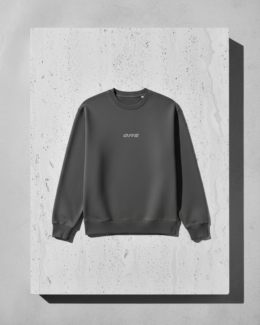 Sweatshirt | ONE Logo klein reflex