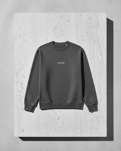 Sweatshirt | ONE Logo klein reflex