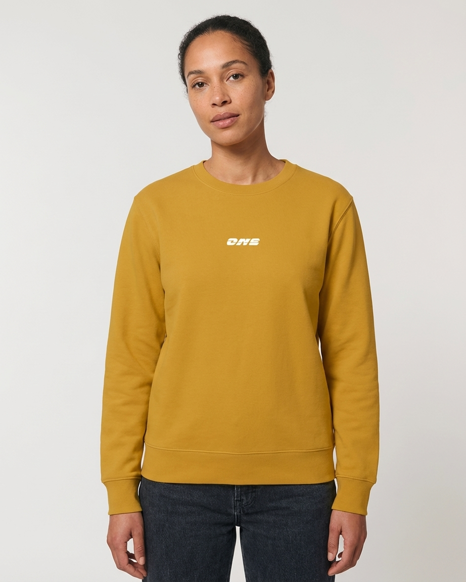 Sweatshirt | ONE Logo klein weiss