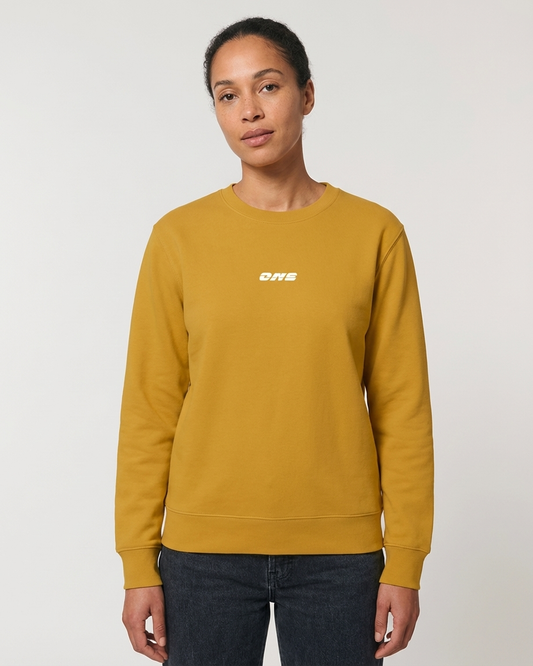 Sweatshirt | ONE Logo klein weiss