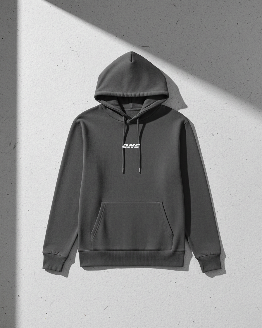 Hoodie | ONE Logo klein weiss