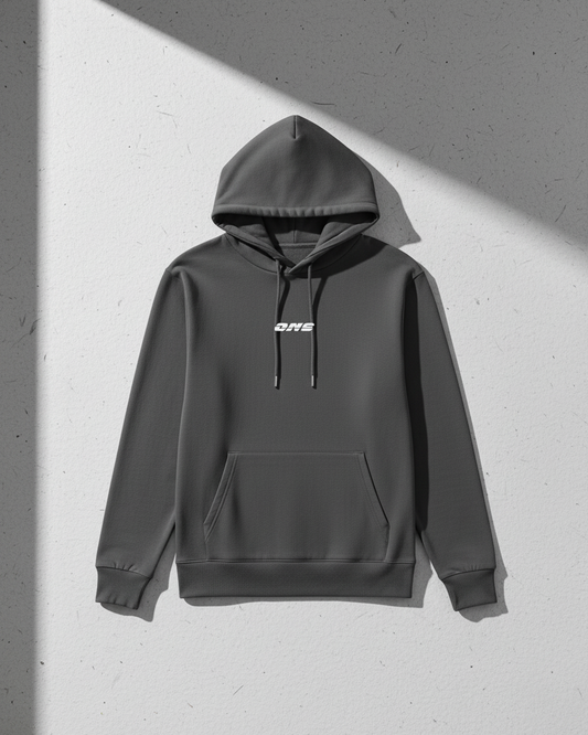 Hoodie | ONE Logo klein weiss