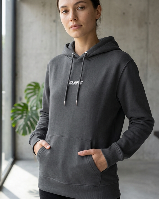 Hoodie | ONE Logo klein weiss